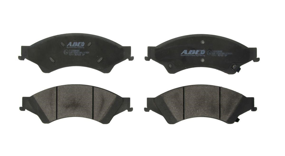 ABE C1G068ABE Front disc brake pads, set C1G068ABE