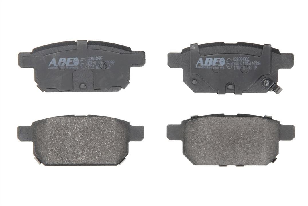 ABE C28004ABE Rear disc brake pads, set C28004ABE
