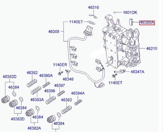 Hyundai/Kia 46385 39000 Automatic transmission filter 4638539000