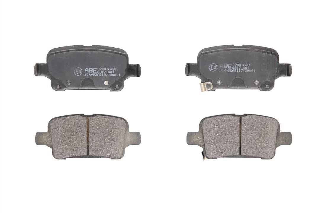 ABE C2X016ABE Rear disc brake pads, set C2X016ABE