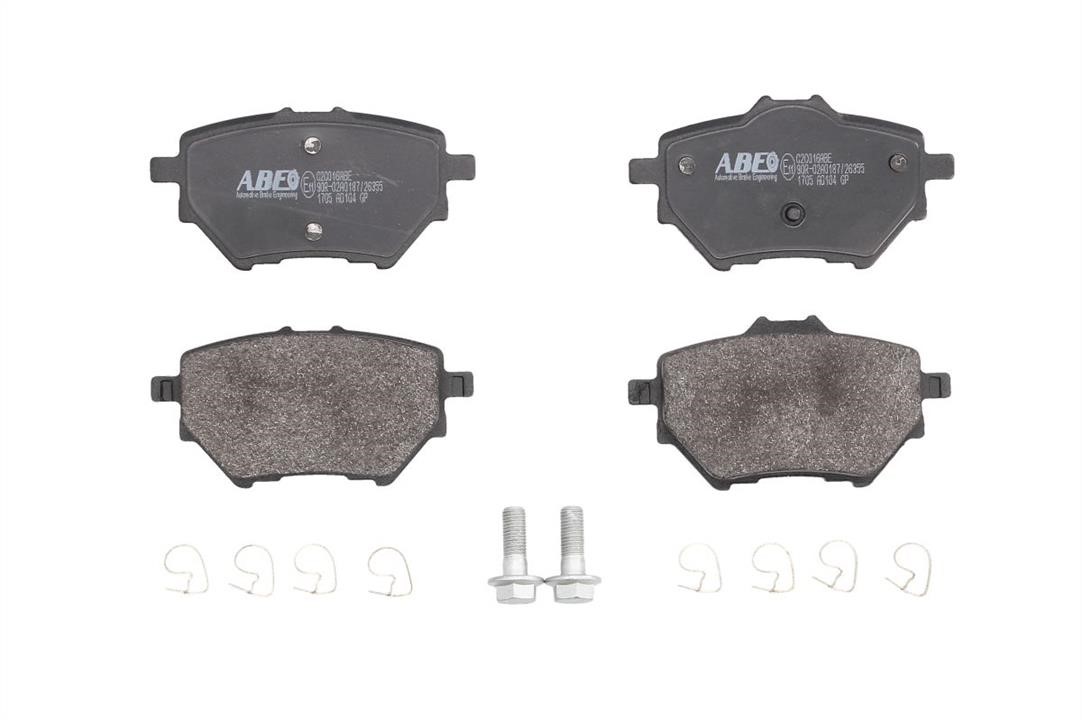 ABE C2C016ABE Rear disc brake pads, set C2C016ABE