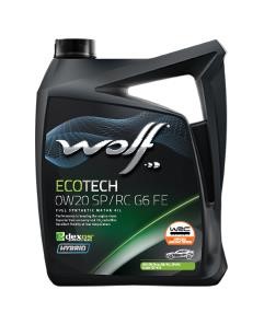 Wolf 1047260 Engine oil Wolf EcoTech FE 0W-20, 4L 1047260