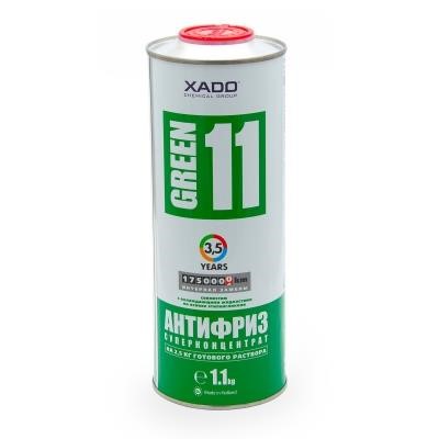 Xado XA 50004 Antifreeze Xado Green 11 G11 green,concentrate -64, 1L XA50004