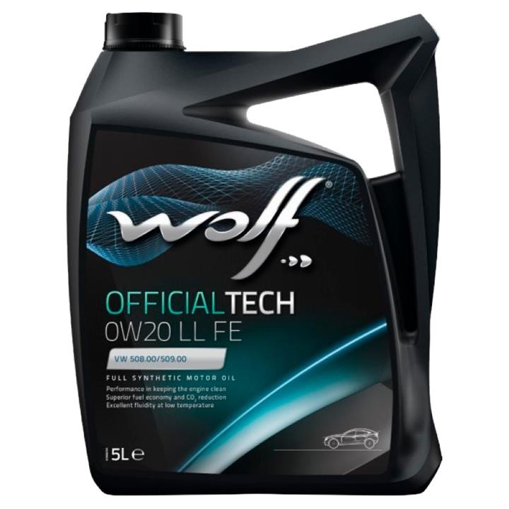 Wolf 8331336 Engine oil Wolf OfficialTech LL FE 0W-20, 5L 8331336