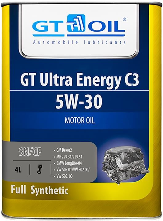 Gt oil 880 905940 793 6 Engine oil Gt oil GT Ultra Energy C3 5W-30, 4L 8809059407936