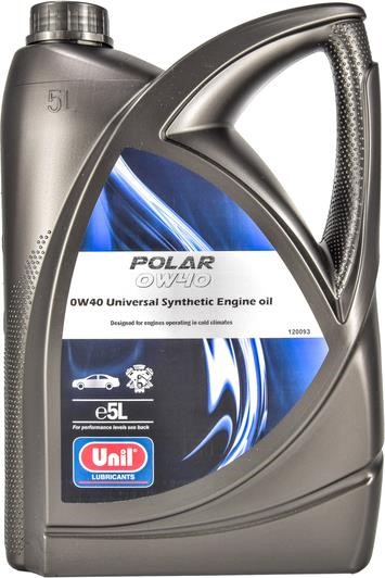 Unil POLAR 0W-40 5L Engine oil Unil Polar 0W-40, 5L POLAR0W405L