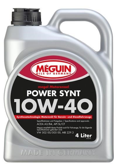 Meguin 4364 Engine oil Meguin Power Synt 10W-40, 4L 4364