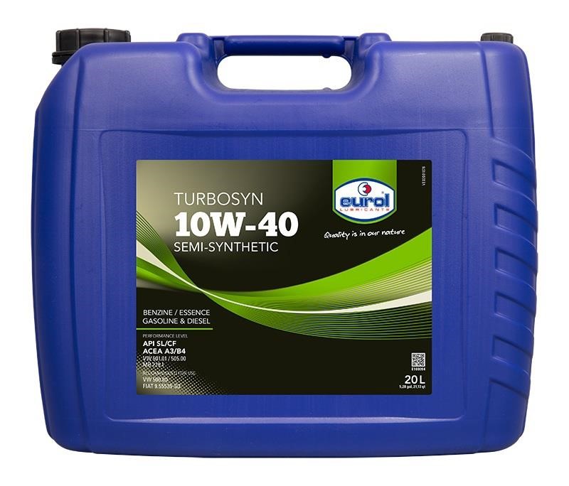 Eurol E10009420L Engine oil Eurol Turbosyn 10W-40, 20L E10009420L E10009420L Eurol Engine oil Eurol Turbosyn 10W-40, 20L