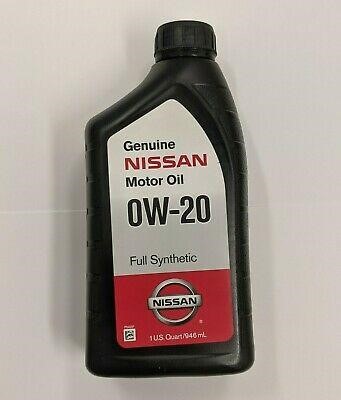 Engine oil Nissan Genuine Motor Oil 0W-20, 0,946L Nissan 999PK-000W20N