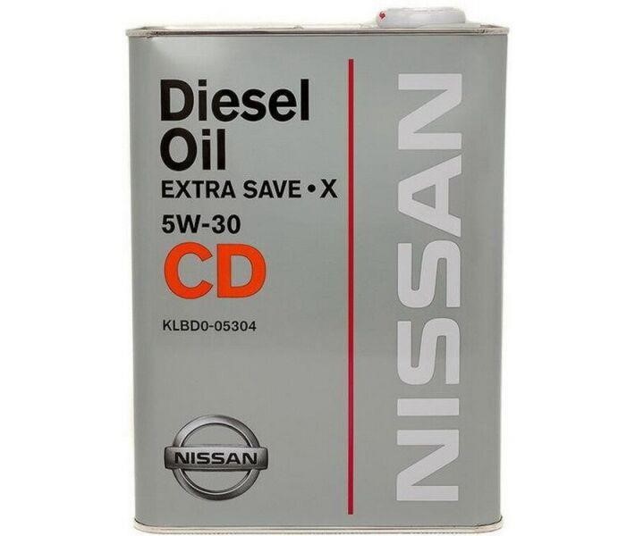 Nissan KLBD0-05304 Engine oil Nissan Extra Save-X 5W-30, 4L KLBD005304