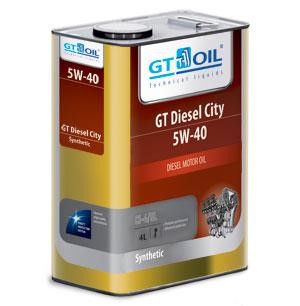 Gt oil 880 905940 800 1 Engine oil Gt oil GT Diesel City 5W-40, 4L 8809059408001