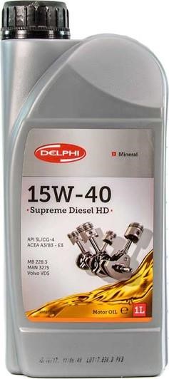 Delphi 25185360 Engine oil Delphi Supreme Diesel 15W-40, 1L 25185360