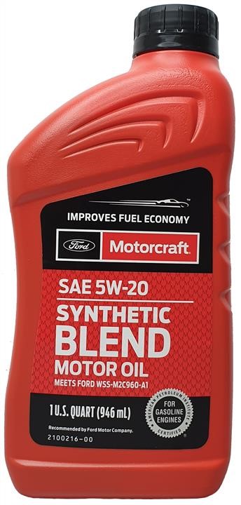 Motorcraft XO5W20Q1SP Engine oil Motorcraft Synthetic Blend 5W-20, 0,946L XO5W20Q1SP