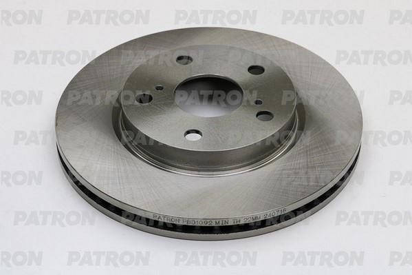 Patron PBD1092 Front brake disc ventilated PBD1092