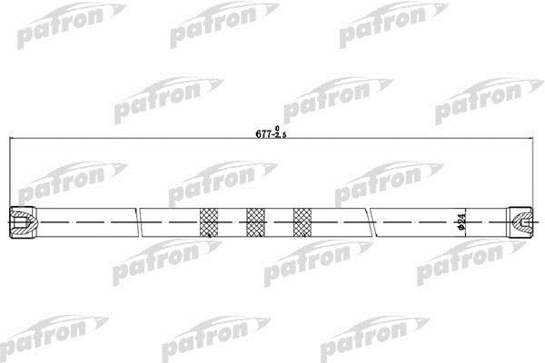 Patron PTB1006 Suspension torsion bar mounting bracket PTB1006