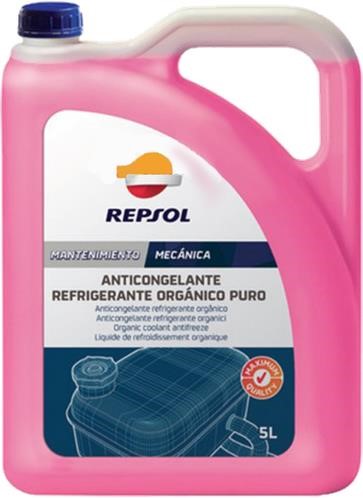 Repsol RP703R39 Antifreeze Repsol ANTICONGELANTE ORGANICO PURO G12+ red, concentrate, 5L RP703R39