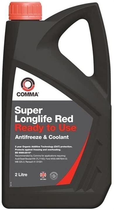 Comma SLC2L Antifreeze Comma Xstream Red Longlife G12+ red, ready to use, 2L SLC2L