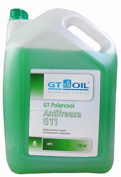 Gt oil 195 003221 402 1 Antifreeze Gt oil G11 green, 10L 1950032214021