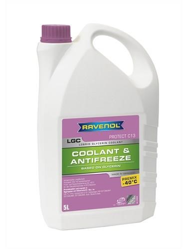 Ravenol 1410129-005-01-999 Antifreeze Ravenol LGC Lobrid Glycerin Coolant Premix G13 violet -40C, 5L 141012900501999