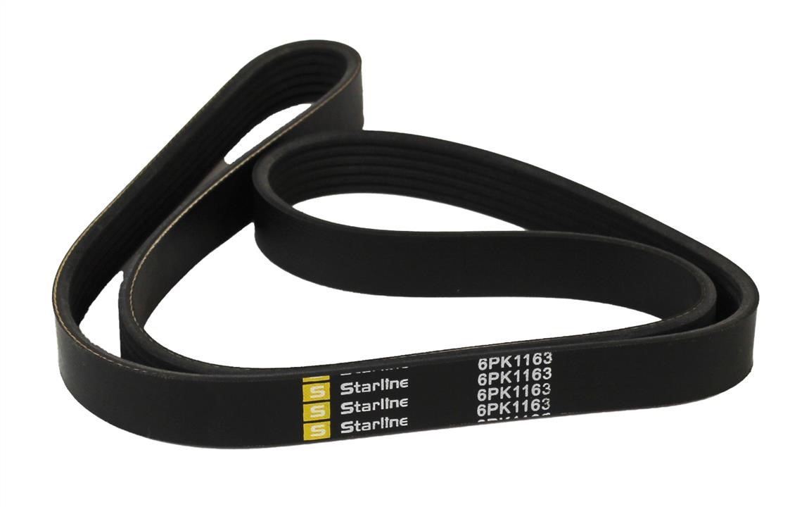 StarLine SR 6PK1163 V-ribbed belt 6PK1163 SR6PK1163