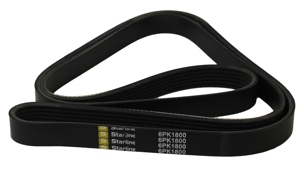 StarLine SR 6PK1800 V-ribbed belt 6PK1800 SR6PK1800