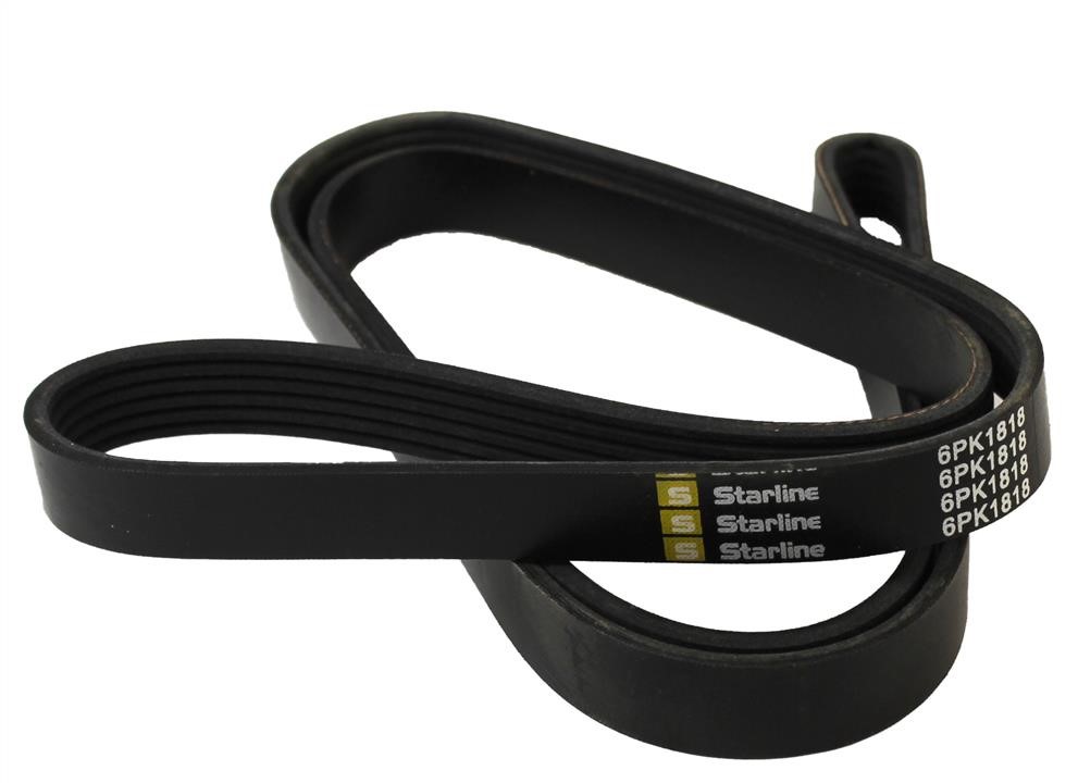 StarLine SR 6PK1818 V-ribbed belt 6PK1818 SR6PK1818