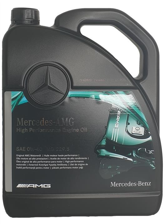 Mercedes A 000 989 93 02 13AIBE Engine oil Mercedes High Performance 0W-40, 5L A000989930213AIBE