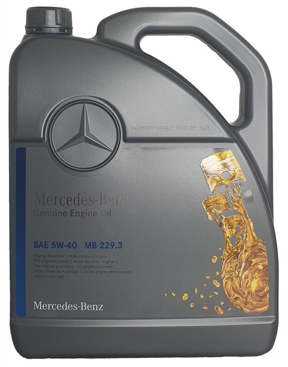 Mercedes A 000 989 91 02 13 AHFE Engine oil Mercedes Genuine Engine Oil 5W-40, 5L A000989910213AHFE