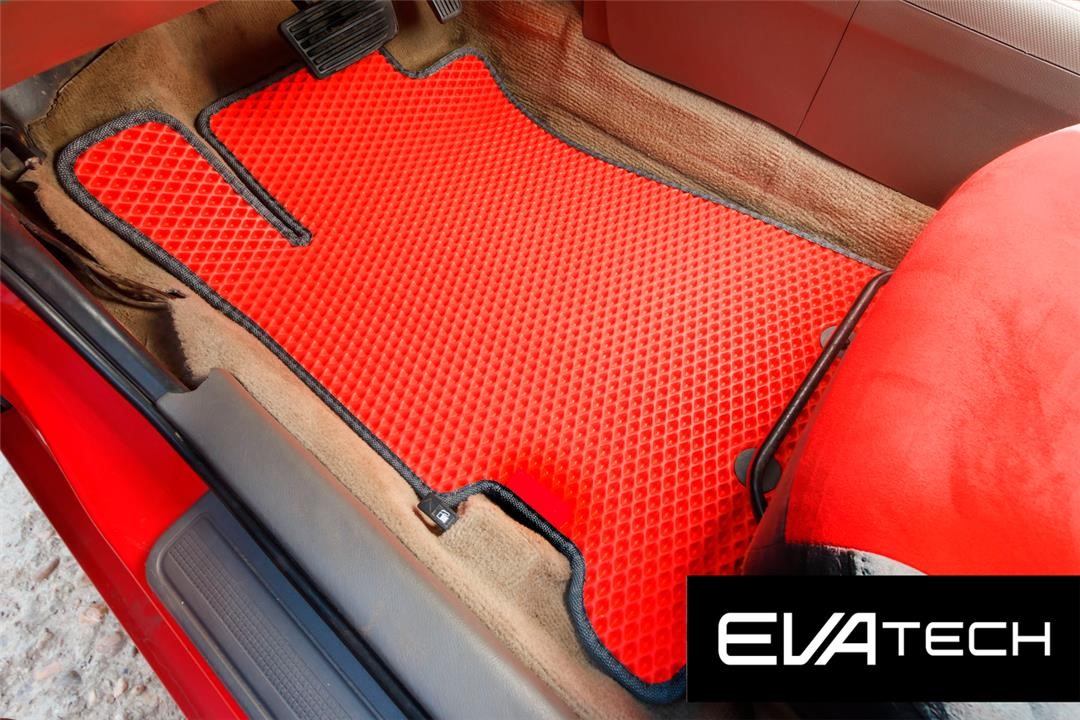 EVAtech EACR10002CRB Floor mats EVAtech for Acura RSX (01-06), red EACR10002CRB