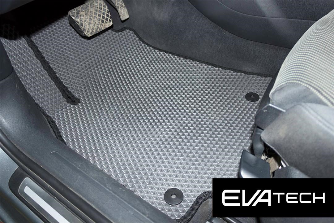 EVAtech EADI10007CGB Floor mats EVAtech for Audi A4, 4 generation (B8), (08-15), gray EADI10007CGB