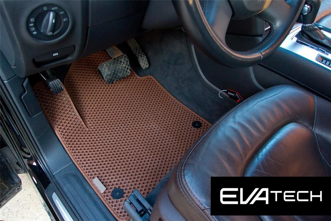 EVAtech EADI10015CBB Floor mats EVAtech for Audi Q7, 1 generation (4L), (05-15), 5 places, brown EADI10015CBB