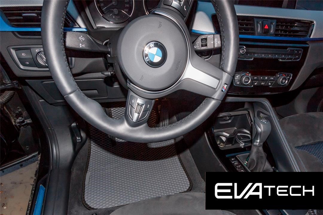 EVAtech EBMW10024CGB Floor mats EVAtech for BMW X1, 2 generation (F48), (2015-), gray EBMW10024CGB