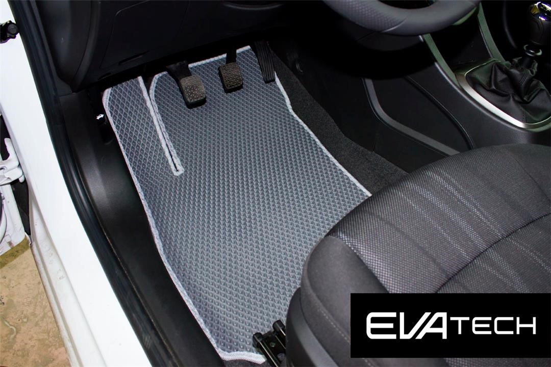 EVAtech ECLT10040CGG Floor mats EVAtech for Chevrolet Aveo (2012-), gray ECLT10040CGG