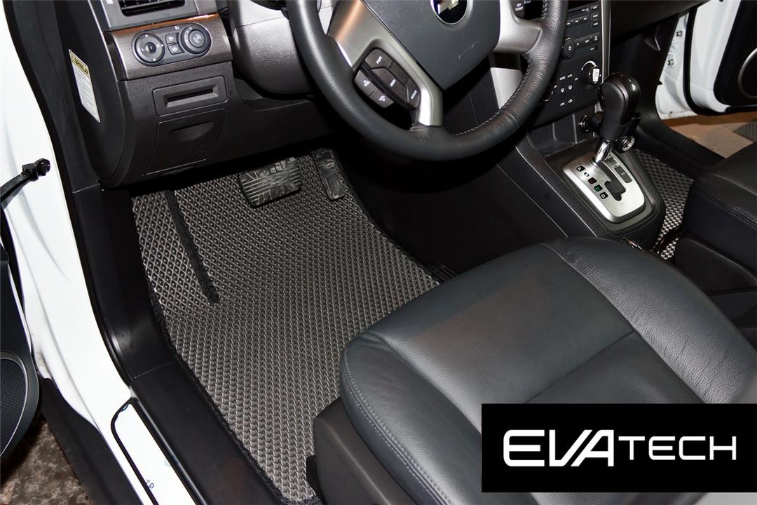 EVAtech ECLT10041CGB Floor mats EVAtech for Chevrolet Captiva C100 (06-11) 5 places, gray ECLT10041CGB
