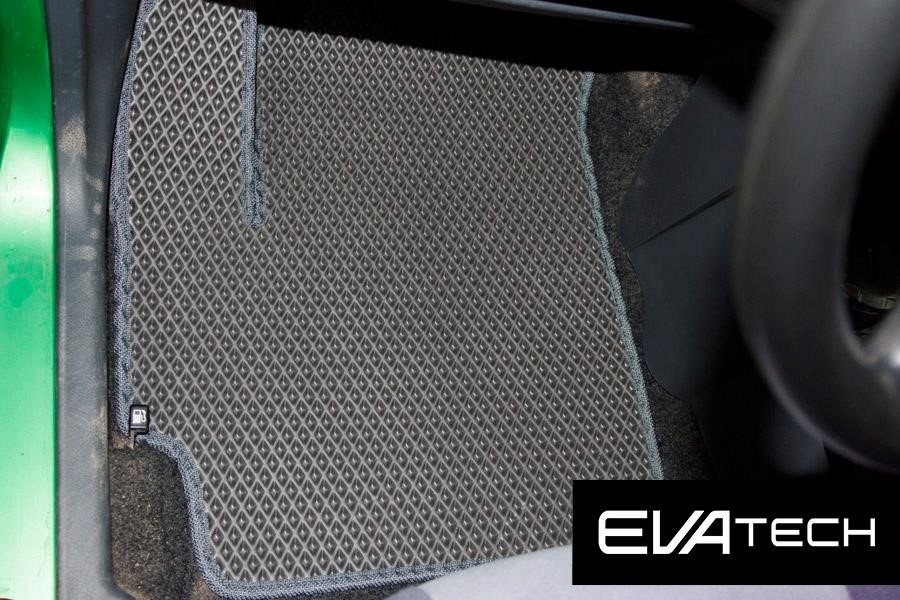 EVAtech ECLT10050CGG Floor mats EVAtech for Chevrolet Spark (05-09), gray ECLT10050CGG