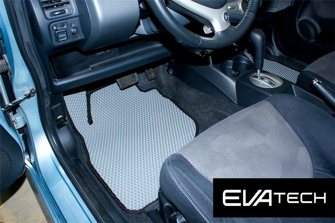 EVAtech EHND10096CGB Floor mats EVAtech for Honda Jazz (01-07), gray EHND10096CGB