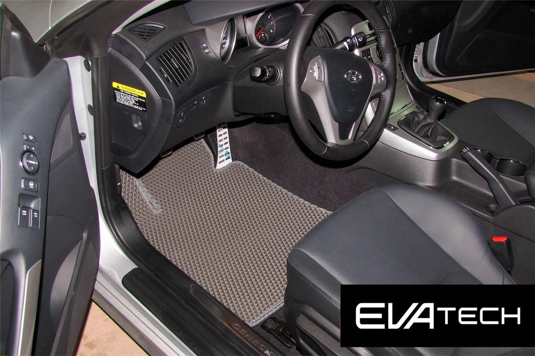 EVAtech EHDI10104CBB Floor mats EVAtech for Hyundai Genesis Coupe, black EHDI10104CBB