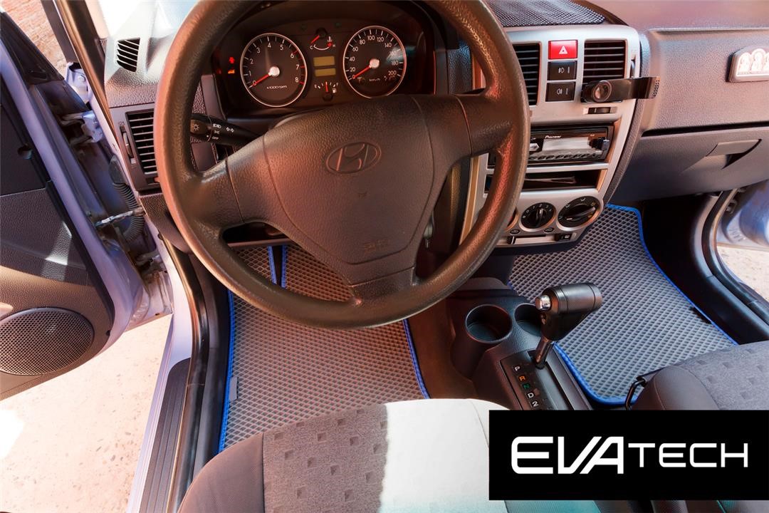 EVAtech EHDI10105CGB Floor mats EVAtech for Hyundai Getz, (02-11), gray EHDI10105CGB