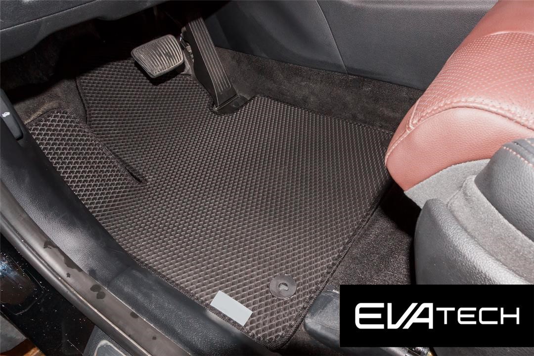 EVAtech EHDI10117CBB Floor mats EVAtech for Hyundai Santa-Fe, 4 generation (TM), (2018-), 7 places, black EHDI10117CBB