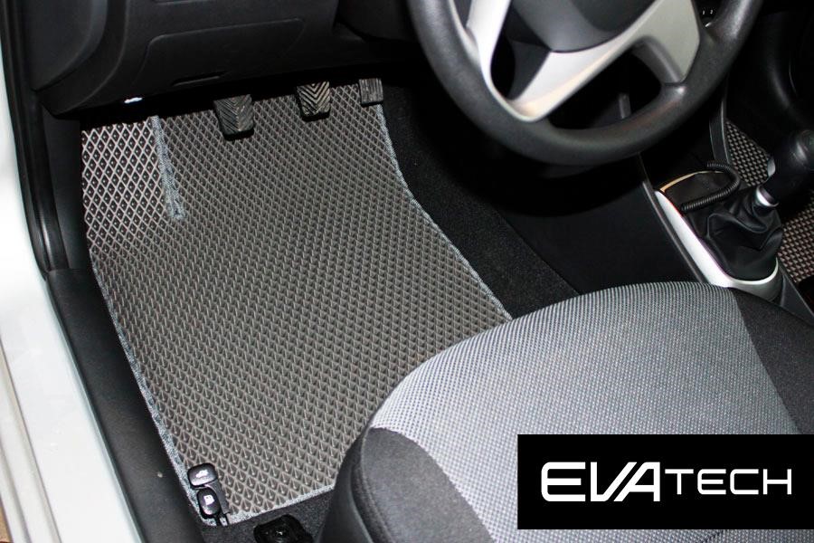 EVAtech EHDI10118CGG Floor mats EVAtech for Hyundai Solaris, gray EHDI10118CGG