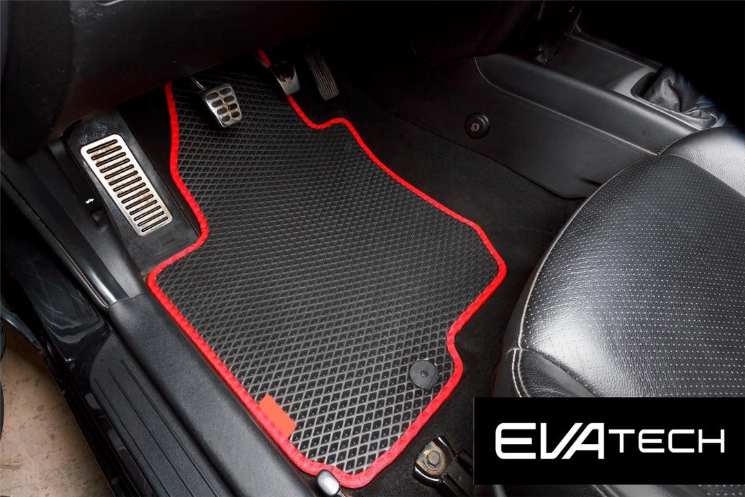 EVAtech EKIA10134CBB(R) Floor mats EVAtech for Kia Ceed, 1 generation (ED), (10-12) restyling, black EKIA10134CBBR