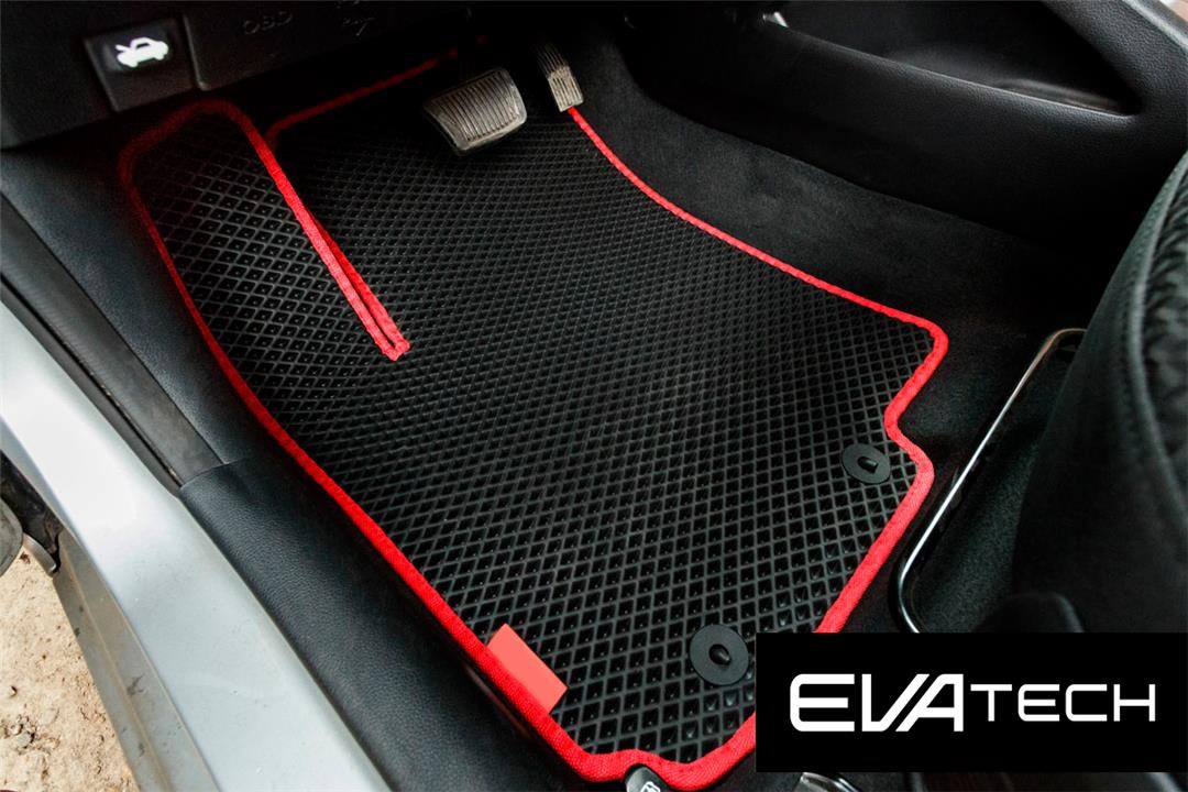 EVAtech EKIA10150CBR Floor mats EVAtech for Kia Rio (2011-), black EKIA10150CBR