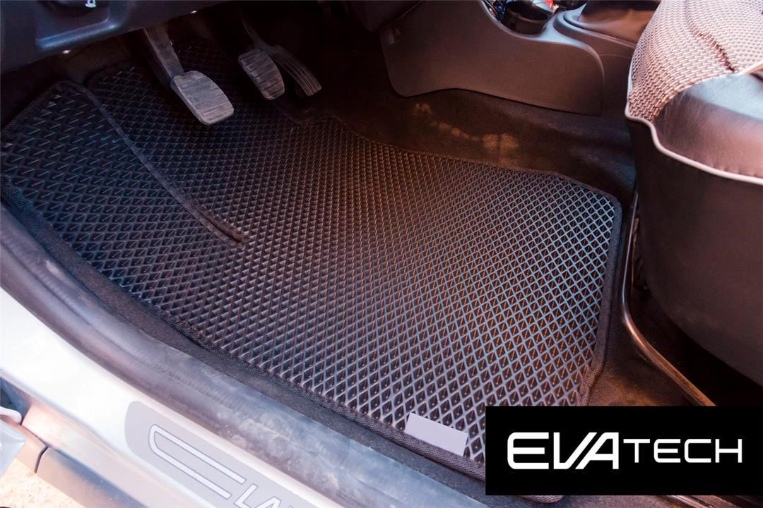 EVAtech ELAD10172CBB Floor mats EVAtech for Lada Largus cross 5 seats, black ELAD10172CBB