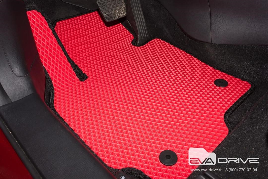 EVAtech EMZD10193CRB Floor mats EVAtech for Mazda CX-5, 1 generation (KE), (11-17), red EMZD10193CRB