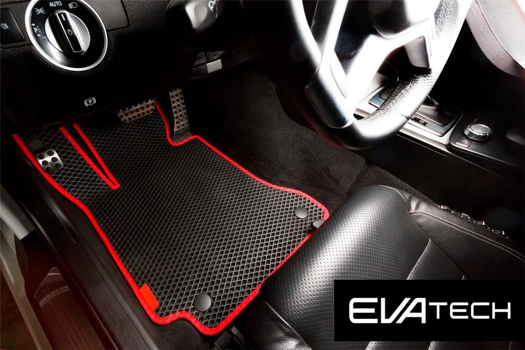 EVAtech EMRC10203CBR Floor mats EVAtech for Mercedes-Benz E-Class W212 compartment (C207), (09-17), black EMRC10203CBR