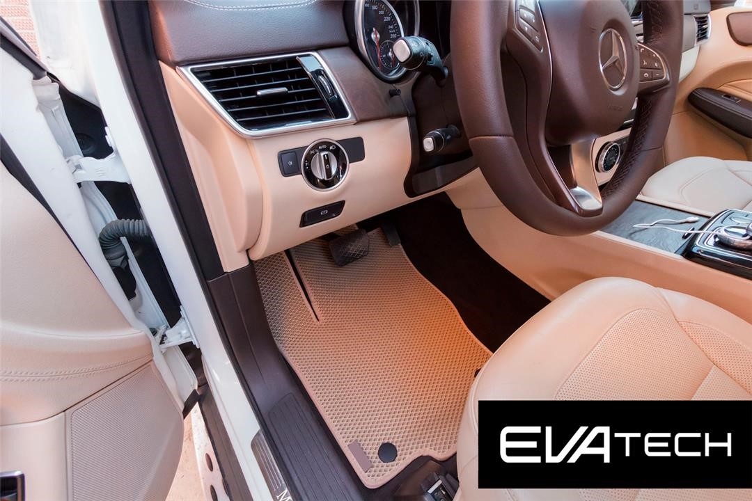 EVAtech EMRC10209CBB Floor mats EVAtech for Mercedes-Benz GLE, 5 doors, 1 generation, W166, (15-18), beige EMRC10209CBB