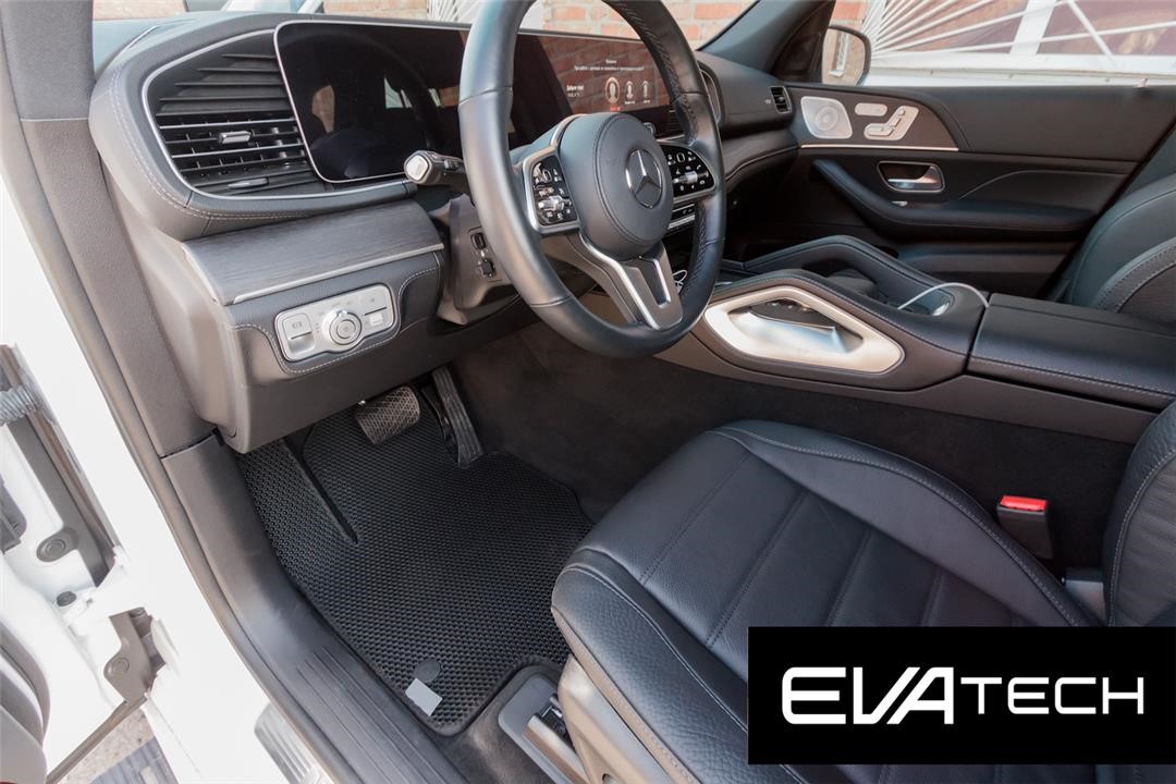 EVAtech EMRC10210CBB Floor mats EVAtech for Mercedes-Benz GLE, 5 doors, 2 generation, W167, (2018-), black EMRC10210CBB