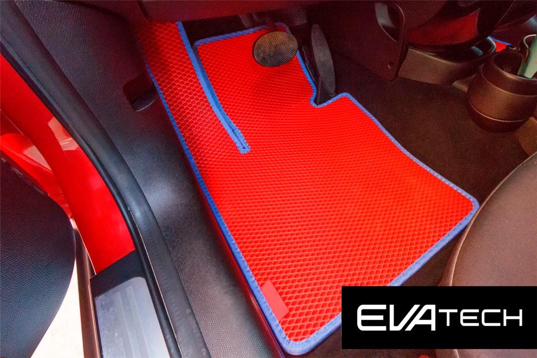 EVAtech EMIN10212CRG Floor mats EVAtech for Mini Countryman, 1 generation, R60, (10-17) 5 doors, red EMIN10212CRG