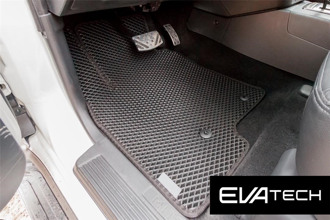 EVAtech EMTS10224CBB Floor mats EVAtech for Mitsubishi Pajero, 4 generation (V90), (2006-), black EMTS10224CBB