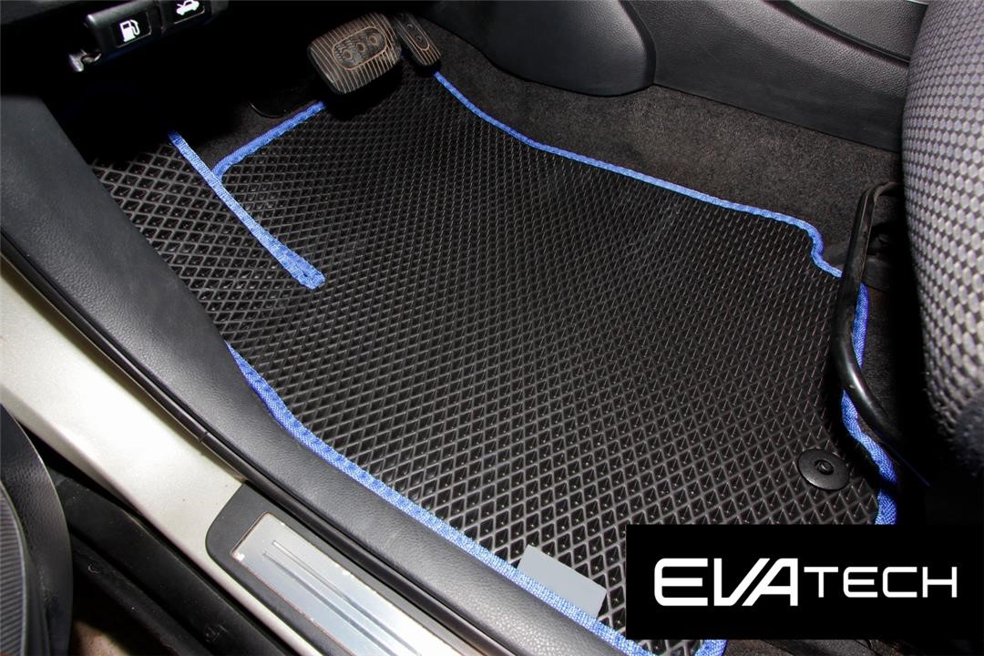 EVAtech ENSN10243CBB Floor mats EVAtech for Nissan Tiida, hatchback (07-14), (C11), black ENSN10243CBB